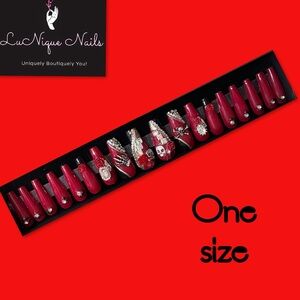 Goth Girl Artistic Press On Nail Set-OSFA!